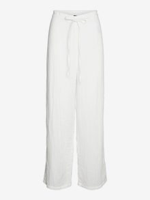 Vero Moda VMBEATE Hohe Taille Hose -Snow White - 10326050