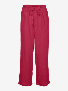 Vero Moda VMBEATE Hohe Taille Hose -Red Bud - 10326050