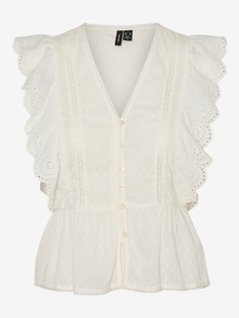 Vero Moda VMEMMY Top -Bright White - 10326133
