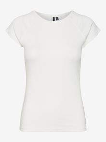 Vero Moda VMMOLLY T-Shirt -Snow White - 10326141