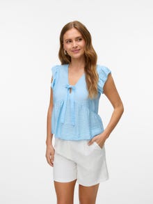 Vero Moda VMFLORA Top -Airy Blue - 10326171
