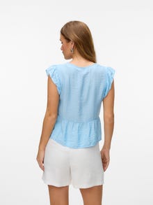 Vero Moda VMFLORA Top -Airy Blue - 10326171