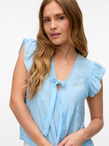 Vero Moda VMFLORA Top -Airy Blue - 10326171