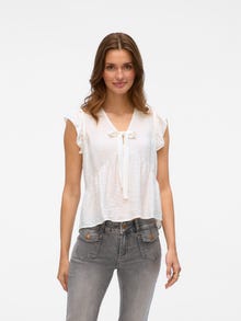 Vero Moda VMFLORA Tops -Snow White - 10326171