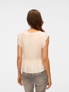Vero Moda VMFLORA Top -Snow White - 10326171