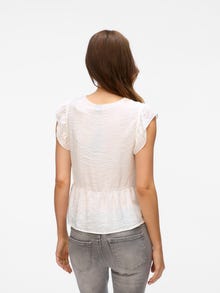 Vero Moda VMFLORA Tops -Snow White - 10326171