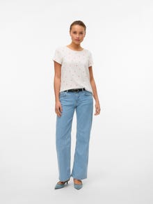Vero Moda VMBELLA Top -Snow White - 10326190