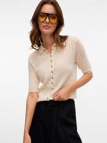 Vero Moda AWPANAMA Stickad kofta -Birch - 10326210