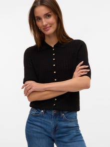 Vero Moda AWPANAMA Knit Cardigan -Black - 10326210