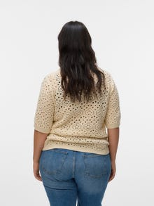 Vero Moda VMCBERRY Sweter -Birch - 10326237