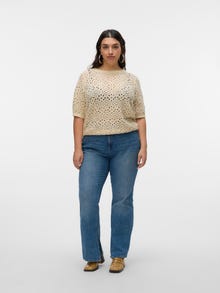 Vero Moda VMCBERRY Sweter -Birch - 10326237