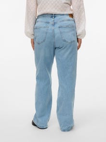 Vero Moda VMCTESSA Vita alta Wide Leg Fit Jeans -Light Blue Denim - 10326266