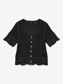Vero Moda VMSANDIA Knit Cardigan -Black - 10326279