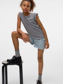 Vero Moda VMFRIDA 5-Pocket Shorts -Light Blue Denim - 10326280