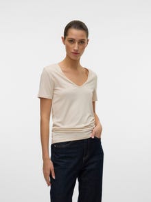 Vero Moda VMPEPPER T-skjorte -Birch - 10326282