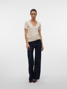 Vero Moda VMPEPPER T-skjorte -Birch - 10326282