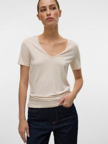 Vero Moda VMPEPPER T-skjorte -Birch - 10326282