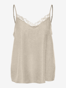 Vero Moda VMMELANEY Top -Oatmeal - 10326314