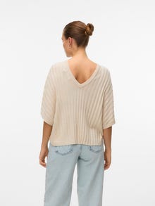 Vero Moda VMBARBADOS Pullover -Oatmeal - 10326444