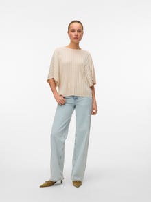 Vero Moda VMBARBADOS Pullover -Oatmeal - 10326444