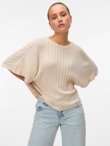 Vero Moda VMBARBADOS Pullover -Oatmeal - 10326444