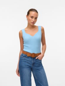 Vero Moda VMWILLOW Gestricktes Oberteil -Airy Blue - 10326450