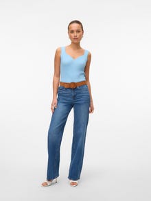 Vero Moda VMWILLOW Gestricktes Oberteil -Airy Blue - 10326450