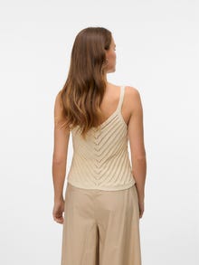 Vero Moda VMPERU Megzti marškinėliai -Birch - 10326463