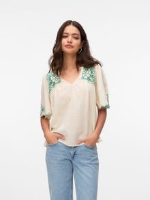 Vero Moda VMBRIDGET Top -Birch - 10326544