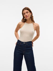 Vero Moda AWPANAMA Gestricktes Oberteil -Birch - 10326562