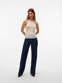 Vero Moda AWPANAMA Gestricktes Oberteil -Birch - 10326562