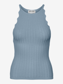 Vero Moda AWPANAMA Haut en tricot -Dusty Blue - 10326562