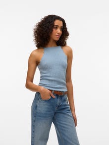 Vero Moda AWPANAMA Haut en tricot -Dusty Blue - 10326562