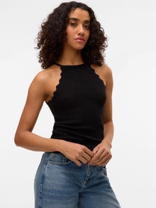 Vero Moda AWPANAMA Knit top -Black - 10326562