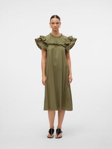 Vero Moda VMSIV Sukienka midi -Olivine - 10326599