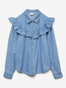 Vero Moda VMULI Denimskjorte -Light Blue Denim - 10326688