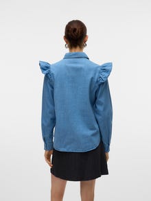 Vero Moda VMULI Denimskjorte -Light Blue Denim - 10326688