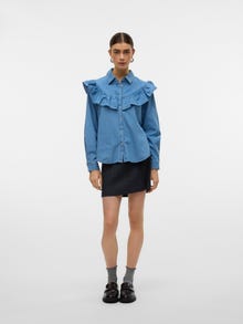 Vero Moda VMULI Denimskjorte -Light Blue Denim - 10326688
