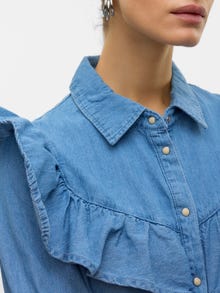Vero Moda VMULI Denimskjorte -Light Blue Denim - 10326688