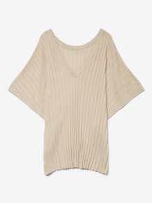 Vero Moda VMCBARBADOS Sweter -Oatmeal - 10326718