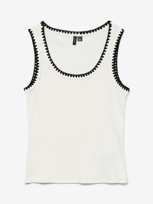 Vero Moda VMVIOLA Tanktop -Star White - 10326725