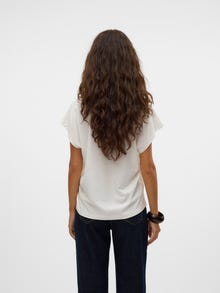 Vero Moda VMVIA T-skjorte -Snow White - 10326790