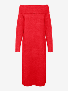 Vero Moda VMBOOM Pitkä mekko -High Risk Red - 10326840