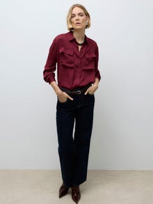 Vero Moda VMFABIANA Hemd -Zinfandel - 10326880
