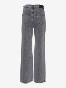 Vero Moda VMCTESSA Tiro alto Corte wide leg Vaqueros -Medium Grey Denim - 10326885