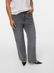 Vero Moda VMCTESSA Naraščajoče Širok kroj Kavbojke -Medium Grey Denim - 10326885