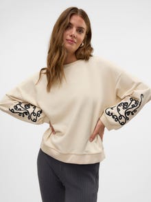 Vero Moda VMVELO Sweatshirt -Birch - 10326901