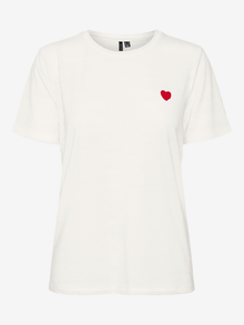 Vero Moda SNCLARA T-Shirt -Snow White - 10326930