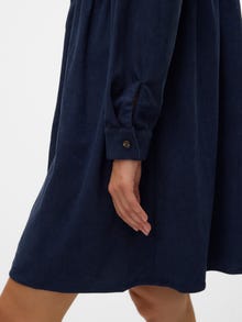 Vero Moda VMVILJA vestito di velluto -Navy Blazer - 10326942