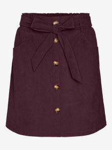 Vero Moda VMVILJA Vita alta Gonna pantaloncino -Winetasting - 10326949